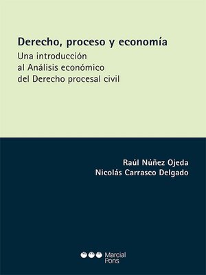 cover image of Derecho, proceso y economía